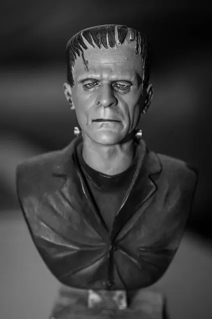 Mary Shelley and her creation
